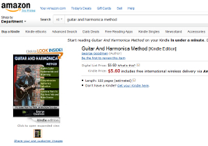 Guitar and Harmonica Method available on Amazon