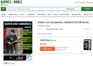 Guitar and Harmonica Method available at Barnes & Noble