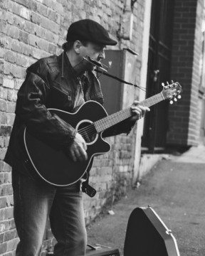 George Goodman Busking