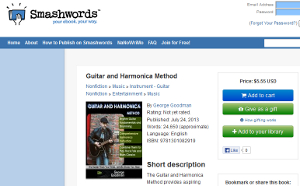 Guitar and Harmonica Method available at Smashwords.com